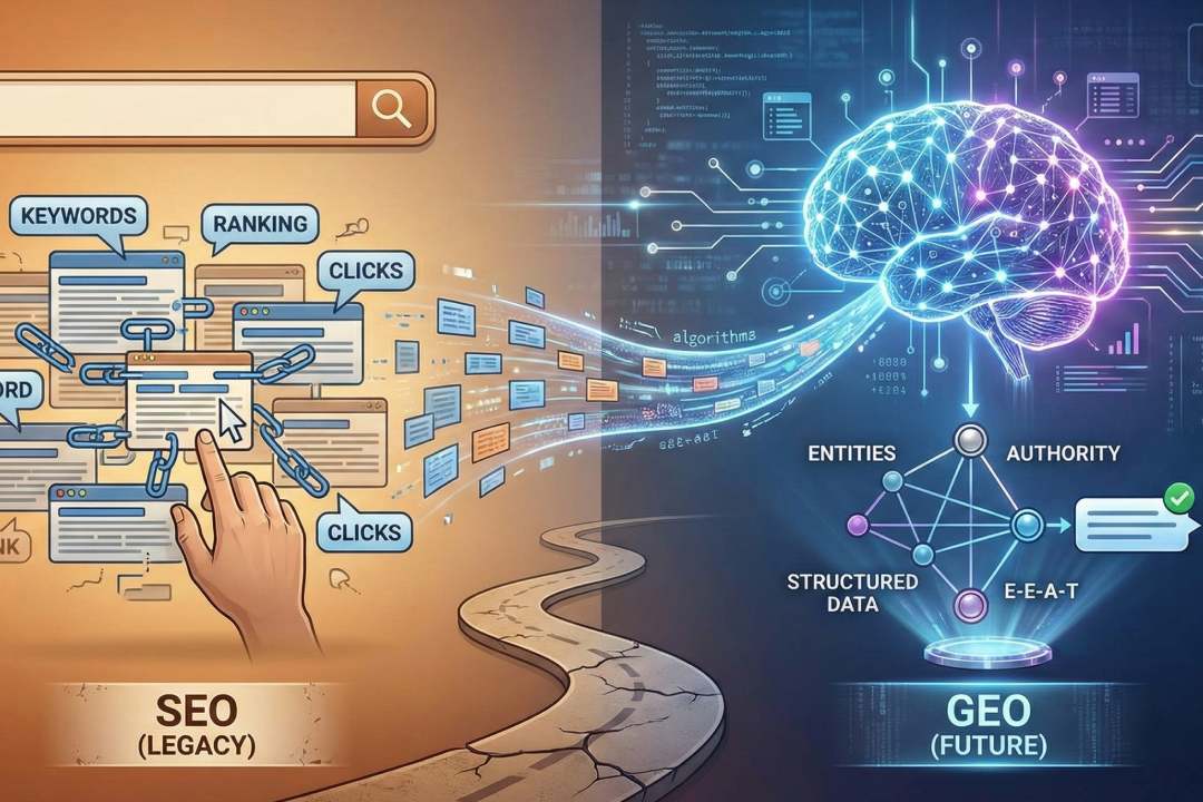 Agencia GEO GEO vs. SEO GEO vs. SEO